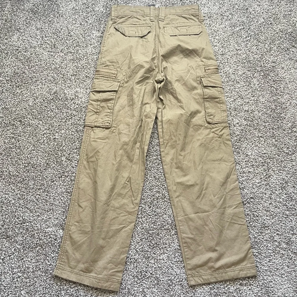 Wear First Tan Casual Cargo Pants with Relaxed Fit Boys Size 16
